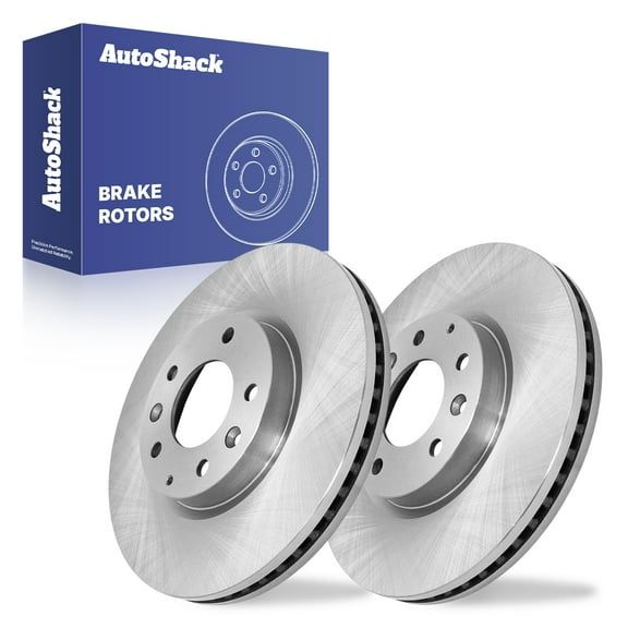 AutoShack Front Vented Brake Rotors 2-PC Set Replacement for 2007-2012 Mazda CX-7 11.64" (295.7 mm)