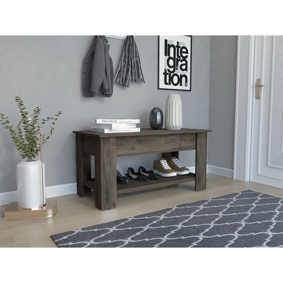 Newboti Furniture Daffodil Bench, Liftable Top And Lower Panel BN.5133
