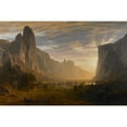 thumbnail image 3 of Albert Bierstadt 24x17 Black Modern Framed Museum Art Print Titled - Looking Down Yosemite Valley, California (1865), 3 of 5