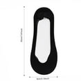 thumbnail image 3 of HongQid Women's No Show Socks, 8 Pairs Non Slip Low Cut Liner Socks, Thin Ice Silk Invisible Socks for Flats, Heels, and Sneakers, 3 of 3
