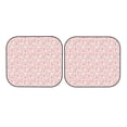 thumbnail image 4 of Picia Floral Retro Style 2 Piece Car Windshield Sun Shade Foldable | Foldable Sun Shield for Front Window Blocks UV Rays and Keeps Your Vehicle Cool-Small, 4 of 7