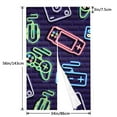 thumbnail image 3 of XMXT Japanese Noren Doorway Room Divider Curtain,Neon Style Video Game Print Restaurant Closet Door Entrance Kitchen Curtains, 34 x 56 inches, 3 of 7