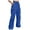 Blue, variant on hotojiny Womens Cargo Sweatpants High Waisted Drawstring Casual Pants with 4 Pockets Wide Leg Baggy Athletic Trousers