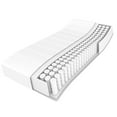 thumbnail image 3 of vidaXL Pocket Spring Bed Mattress White 39.4"x79.9"x7.9" Twin XL Faux Leather, 3 of 6