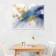 thumbnail image 2 of JEUXUS Abstract Wall Art For Living Room Large Size Framed Navy Blue Canvas Wall Art Abstract Wall Decor Abstract Art Paintings Fantasy Colorful on White Background Modern Artwork Decor, 2 of 4