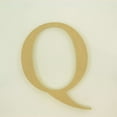 thumbnail image 1 of Package of 1, "Q" 18 Inch X 3/4" MDF Letters In The Times New Roman Font | Thick | Upper Case For Art & Craft Project, Made in USA, 1 of 1