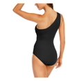thumbnail image 2 of MICHAEL MICHAEL KORS Women's Black Embellished One Shoulder One Piece Swimsuit 14, 2 of 3