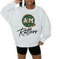 thumbnail image 3 of Women's Gameday Couture Ash Florida A&M Rattlers Premium Fleece Pullover Sweatshirt, 3 of 5