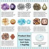 DIY Boho Theme Bracelet Making Kit Including Mixed Shape Acrylic Beads and 0.8mm Elastic Threads DIY Jewellery Making Kit for Bracelet Craft Jewelry Making Set