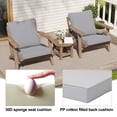 thumbnail image 3 of Pellebant 25x24 Inch Outdoor Cushions for Patio Furniture Water Resistant Patio Chair Cushions 2-Year Fade Resistant Deep Seat Cushions, Replacement Cushions for Outdoor Furniture,Light Gray, 3 of 7
