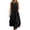 X442 Black, variant on Bysome Women Dresses Solid Color Sleeveless Crew Neck With Pocket Dress Summer Fashion Women Dress Size L Beige