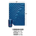 thumbnail image 4 of Rumpl Original Puffy Blanket - Warm, Water-Resistant Camping Blanket with 100% Recycled Synthetic Insulation, 52"x75", Original Puffy V1, Sunset Fade, 4 of 4