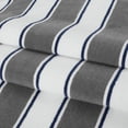 thumbnail image 3 of Aston & Arden Luxury Beach Towel, Oversized 35x70 in., Ultra Soft and Plush, Thick 600 GSM, Grey and Navy Pinstripes, 3 of 4