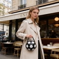 thumbnail image 6 of Football Purse, Rhinestone Football Crossbody Bag, Football Shaped Evening Bag, Women's Novelty Handbag, Sports Fan Party Purse, Mini Collectible Shoulder Bag for Game Day, Concerts and Gifts, 6 of 6