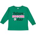 thumbnail image 3 of Inktastic Future Soccer Star Girls Girls Long Sleeve Toddler T-Shirt, 3 of 5