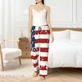 thumbnail image 4 of Yiaed Vintage American Flag Print Womens Lounge Pants, Loose PJ Bottoms, Long Pajama Pants for Women-Small, 4 of 6