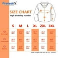 thumbnail image 3 of ProtectX High Visibility Sun Protection Lightweight Long Sleeve Hoodie, UPF 50+ Quick-Dry, SPF UV Shirt, Active Wear - Orange, 3 of 5