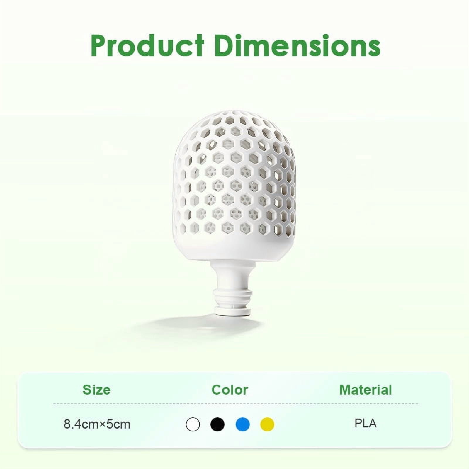 Honeycomb Garden Hose Sprayer Nozzle, Lightweight White Water Sprinkler Head, Universal Fit Watering Tool for Plants, Lawn, and Outdoor Cleaning