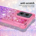 thumbnail image 4 of Case for Motorola Moto Edge 5G 2024 Case Girls Women,Liquid Glitter Shockproof Back Cover Soft TPU Bumper Silicone Slim Protective Cover for Moto Edge 5G 2024 Gradient Pink, 4 of 14