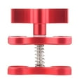 thumbnail image 2 of Clip ligero del de la abrazadera de la de del agujero del la aleación de aluminio rojo, 2 of 9