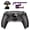 Rubberized Clear & Black, variant on eXtremeRate SPARK Kit for PS5 Controller BDM-010/020 - OLED Paddles w/ 4 Remappable Buttons, Clicky Triggers & Rubberized Grip (Black)