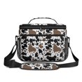 thumbnail image 2 of Cow Print Pattern Insulated Lunch Box for Women Men, Medium Leakproof Cooler Bag with Adjustable Strap, 10"x6.7"x8", 2 of 6