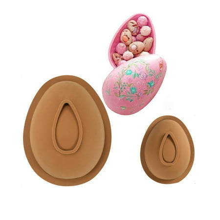

Xewsqmlo 3D Silicone Easter Egg Shape Mold Homemade Baking Pastry Mold (123mm)