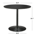 thumbnail image 5 of TMS Eldon Round Indoor Metal Pedestal Dining Table, Black, 5 of 6