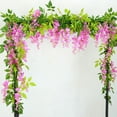 thumbnail image 3 of Artificiales Para Decoración De Jardín, Herramientas De Decoración, Glicina De Seda, Suministros De Boda, Flores Decorativas, Vena De Flores 4 Guirnaldas Noticed HA039650-02, 3 of 6