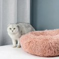thumbnail image 4 of Soft Plush Round Pet Bed Cat Soft Bed Cat Bed for Cats Small Dogs, 4 of 5