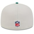 thumbnail image 4 of Men's New Era Stone/Green New York Jets 2024 Sideline Historic 59FIFTY Fitted Hat, 4 of 6
