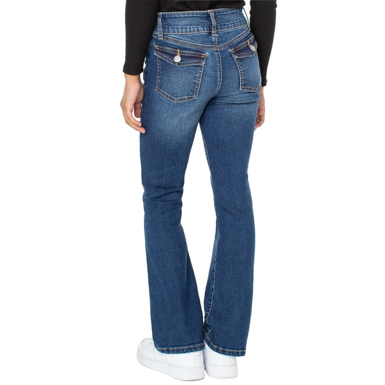 Celebrity Pink Girls Two Button Bootcut Jean Sizes 7 16 Walmart