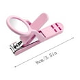 thumbnail image 2 of Ergonomic Stainless Steel Nail Clipper with Magnifying Feature for Easy Fingernail and Toenail Care Ideal for Men and Women of All Ages, 2 of 5