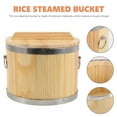 thumbnail image 2 of MLINS 3pcs Wooden Bucket Sushi Rice Container Cooked Rice Bucket Cooked Rice Barrel, 2 of 8