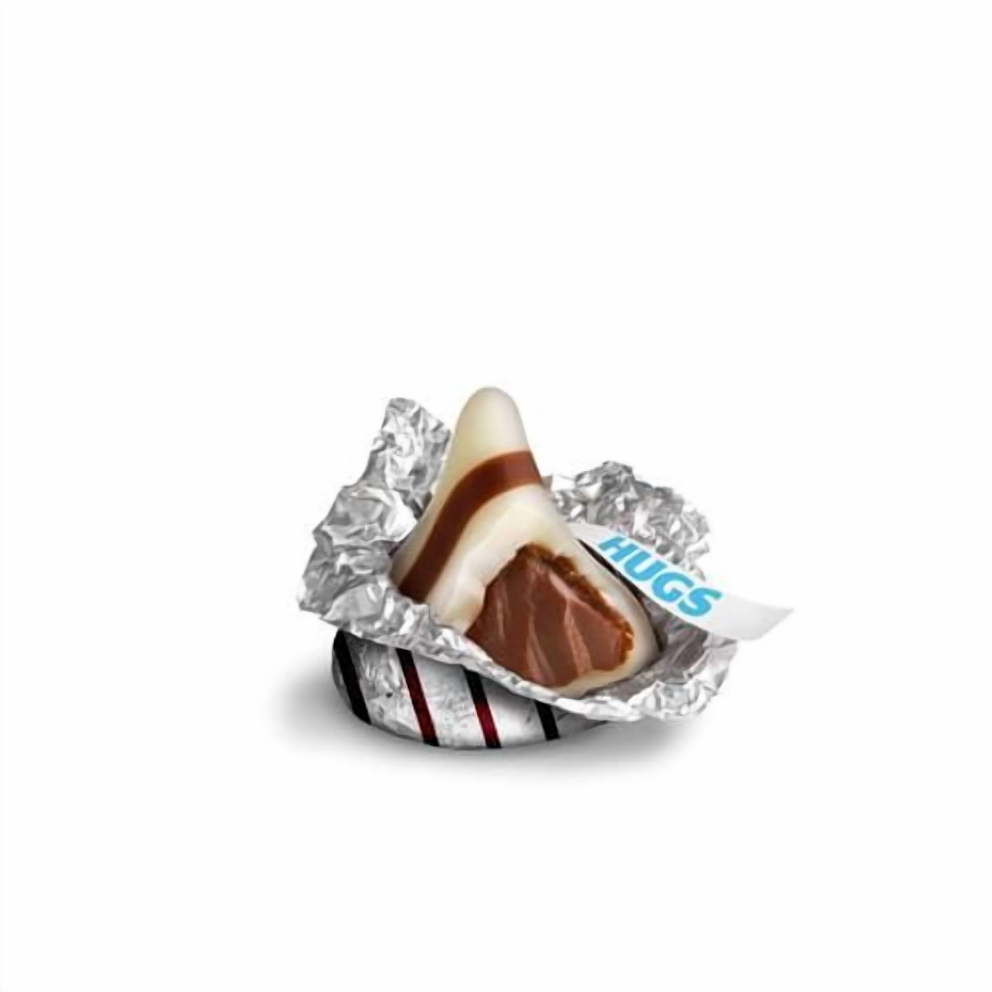 Hersheys Hugs Milk Chocolate And White Creme Candy Share Pack, 10.6 Oz - Pack of 2