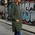 thumbnail image 6 of CHGBMOK Oversized Hoodies for Women Long Sleeve Hoodie Sweatshirts Fall Winter Pullover with Pocket, 6 of 7