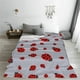 thumbnail image 5 of Balery Ladybug Manta de Felpa Suave y Acogedora – Cobija de Franela Aterciopelada para Cama, Lavable y Cálida para Sofá, Mascotas, Transpirable-50"x40", 5 of 7
