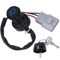 thumbnail image 4 of Ignition Key Switch for Yamaha YFM700 2007-2017, GRIZZLY 660 YFM660 2002-2008 New, 4 of 9