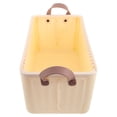 thumbnail image 1 of PAMINGONO Ivory Plastic Storage Box 1Pcs Rectangular Collapsible For Closet Management And Space Saving, 1 of 8