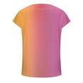 thumbnail image 5 of WEAIXIMIUNG Chemises à Manches Longues pour Femmes Paquet Haut d'Été pour Femmes Mode Décontracté Imprimé Ample Manches Courtes Roulées, 5 of 5
