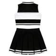 thumbnail image 5 of DPOIS Kids Girls Sleeveless Cheerleading Dress Crop Top with Pleated Skirt Set, 5 of 6