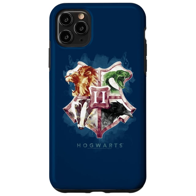 Funda para teléfono Harry Potter, escudo de Hogwarts, acuarela, iPhone 11 Pro Max