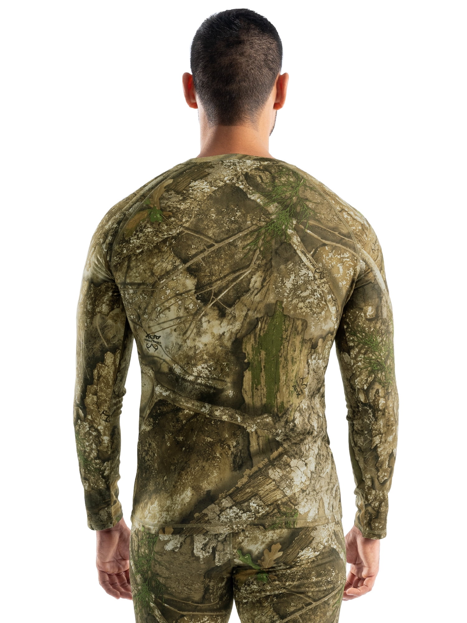 Realtree Men's Heavyweight Fleece Base Layer Thermal Shirt, Realtree APX, XL