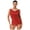 Red, variant on Xnihocha Women's Rumba Samba Latin Jazz Dance Leotard Sleeveless Fringe Shiny Bodysuit Ballroom Red L