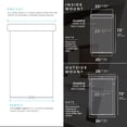 thumbnail image 6 of Chicology Snap-N'-Glide Cordless Roller Shade, Felton Truffle (Natural Woven) 28"W X 72"H, 6 of 10