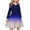 Dark Blue, variant on Kids Girls Long Sleeve Ballet Skater Dress Cute Gradient Stretchy Twirly A Line Dress School Recital Round Neck Dress Kids Girls Clothes
