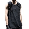 thumbnail image 2 of Hombres Tank Top de enfriamiento sin mangas entrenamiento chaleco secado rápido para entrenamiento en el hogar deportes, 2 of 8