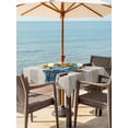 thumbnail image 4 of Square Outdoor Tablecloth with Umbrella Hole Blue Truck Yellow Sunflower Outside Table Cloth Waterproof Patio Table Cover Summer Botanical Grey Plaid Zipper Tablecloths for Picnic Camping 54x54 Inch, 4 of 8
