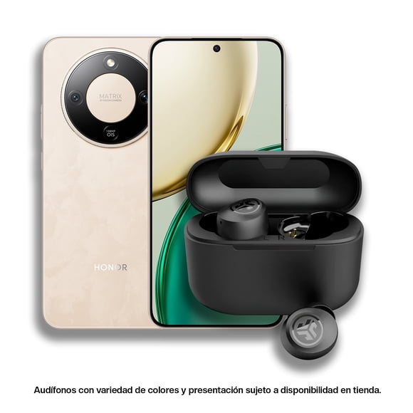 Smartphone Honor Magic 8 Lite 8+256 GB Dorado Amanecer+Audifonos Desbloqueado