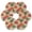 Green and Red Maple Leaves, variant on 6 Pcs Drink Coasters with Holder 3.94in Woven Coasters for Drinks Colorful Autumn Leaves Pattern Coaster Set for Protection Table